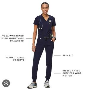 Figs scrub Set - Catarina top & Zamora (tall) pants